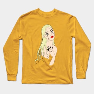 sad Long Sleeve T-Shirt